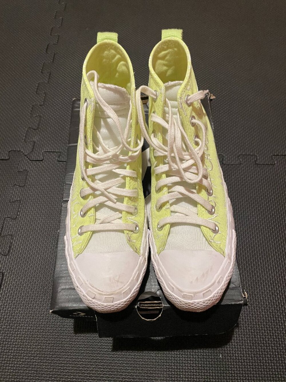 Converse Chuck Taylor All Star Move High Top Sneakers – Neon Yellow/Lime